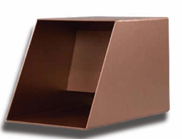 TessaRai Square Wall Spout — Copper — 4" tall x 6" long