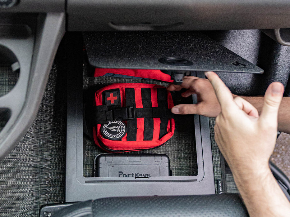Flatline Van Co. 2015-2026 Ford Transit Van Passenger Floor Riser Compartment – image 7 of 12