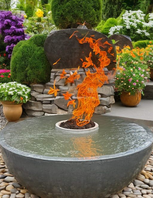TessaRai 360 Fire & Water Bowl Kit — Auto Ignition