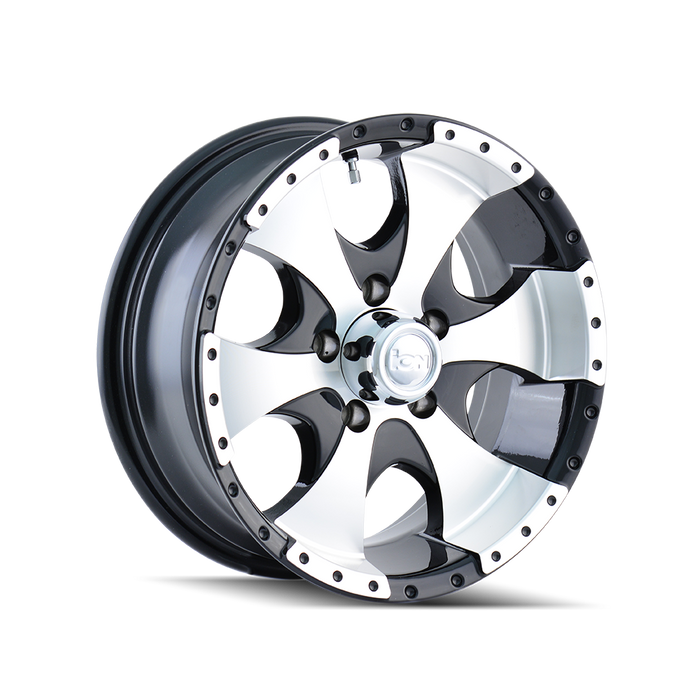 Ion Trailer 136 Gloss Black Machined Wheel 1