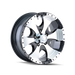Ion Trailer 136 Gloss Black Machined Wheel 1