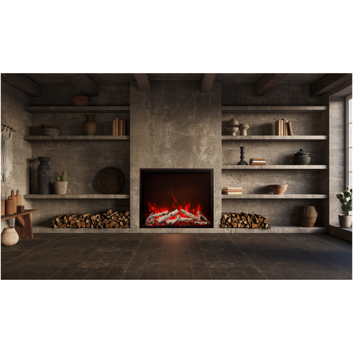 48" Electric Fireplace TRD-48-BESPOKE - front view