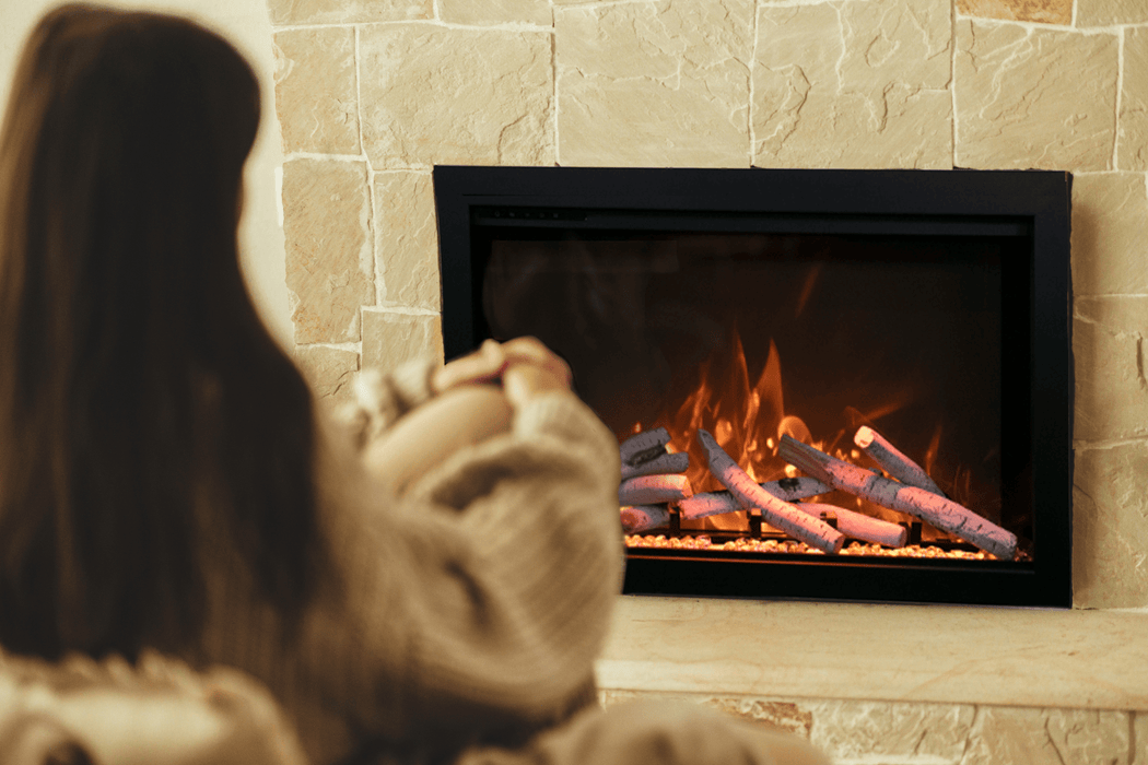 30" Fireplace Accessorie TRD-30-LUMINA - side view