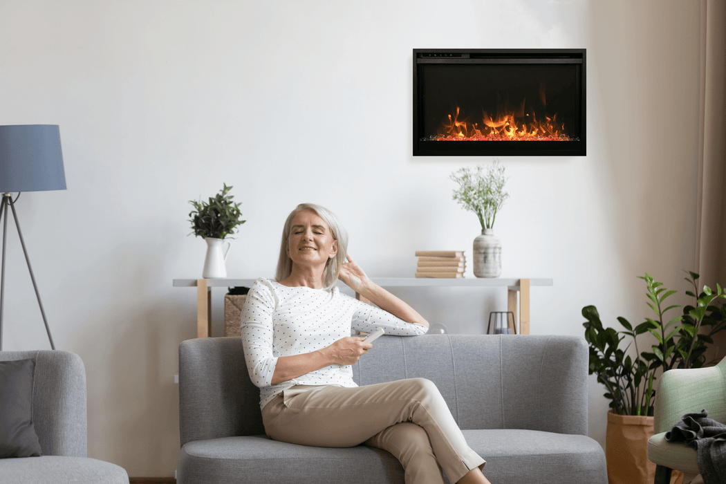 33" Electric Fireplace TRD-33-XS - side view