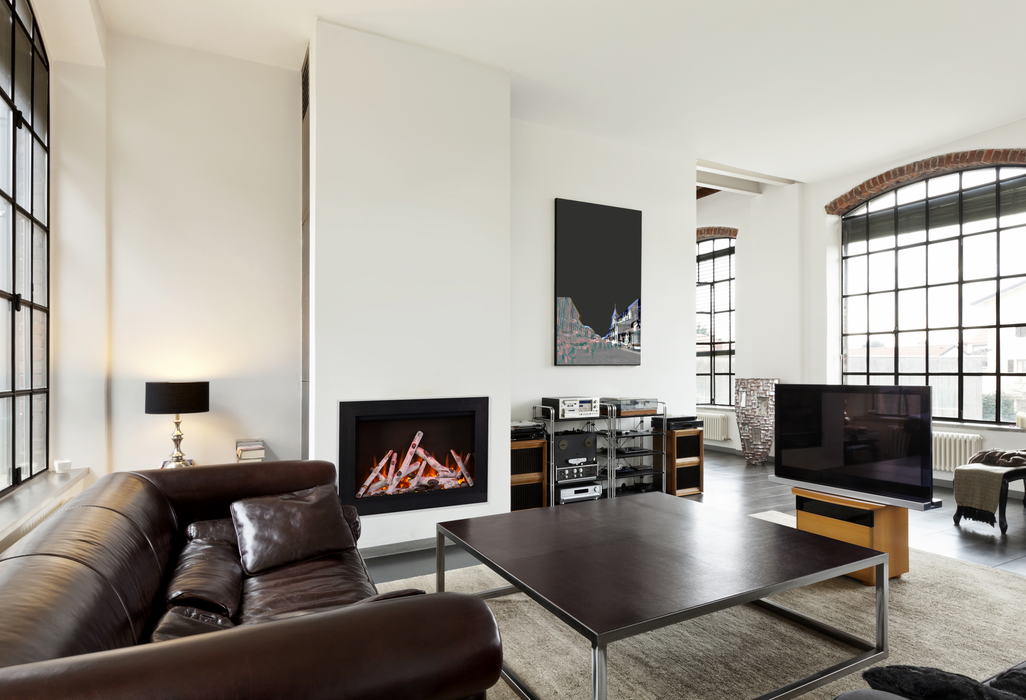 48" Electric Fireplace TRD-48-BESPOKE - angle view