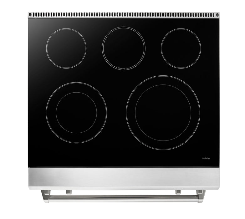 Thor Kitchen 30" Electric Range with 4.55 Cu. Ft. Self-Cleaning Oven, Air Fryer, and Tilt Panel in Stainless Steel (TRE3001) Thor Kitchen