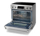 Thor Kitchen 36" Electric Range with 6.0 Cu. Ft. Self-Cleaning Oven, Air Fryer, and Tilt Panel in Stainless Steel (TRE3601) Thor Kitchen