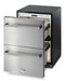 Thor Kitchen 24-Inch 5.4 cu. ft. Built-in Indoor/Outdoor Undercounter Double Drawer Refrigerator in Stainless Steel (TRF24U) Thor Kitchen