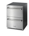 Thor Kitchen 24-Inch 5.4 cu. ft. Built-in Indoor/Outdoor Undercounter Double Drawer Refrigerator in Stainless Steel (TRF24U) Thor Kitchen