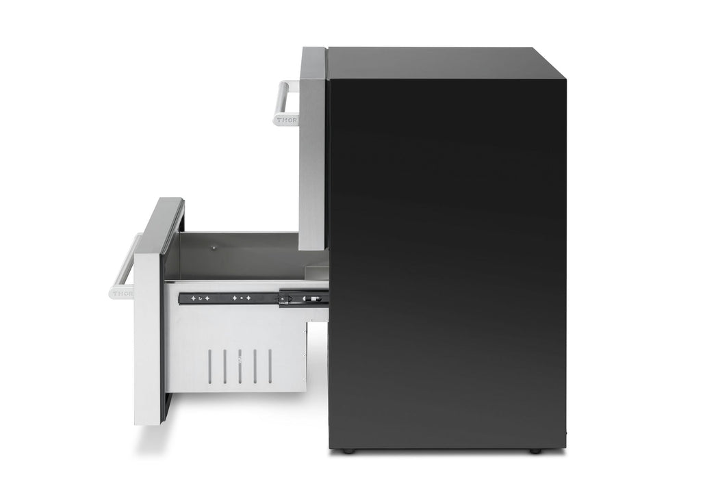 Thor Kitchen 24-Inch 5.4 cu. ft. Built-in Indoor/Outdoor Undercounter Double Drawer Refrigerator in Stainless Steel (TRF24U) Thor Kitchen