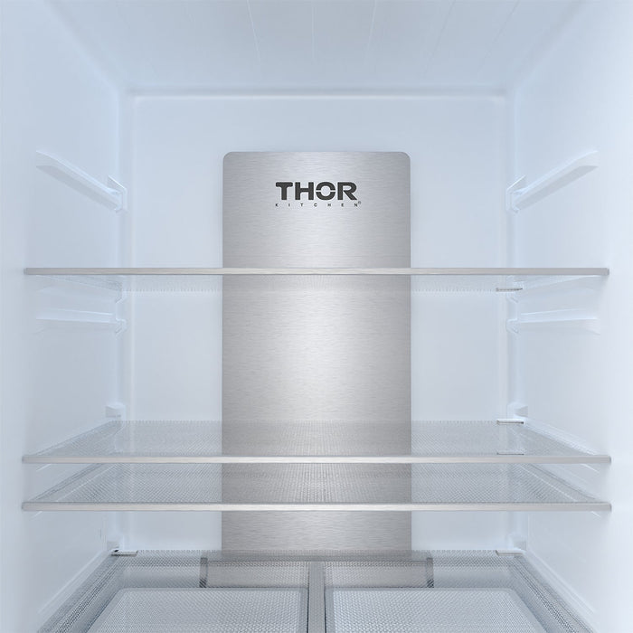 Thor Kitchen 30-Inch Bottom Freezer Refrigerator (TRF3017BF) – close-up refrigeration