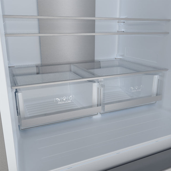 Thor Kitchen 30-Inch Bottom Freezer Refrigerator (TRF3017BF) – close-up fruit vegetable box drawer