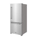 Thor Kitchen 30-Inch Bottom Freezer Refrigerator (TRF3017BF) – front right side closed
