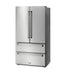 Thor Kitchen 36-Inch 22.5 cu. ft Freestanding French Door Refrigerator with Ice Maker in Stainless Steel (TRF3602) Thor Kitchen