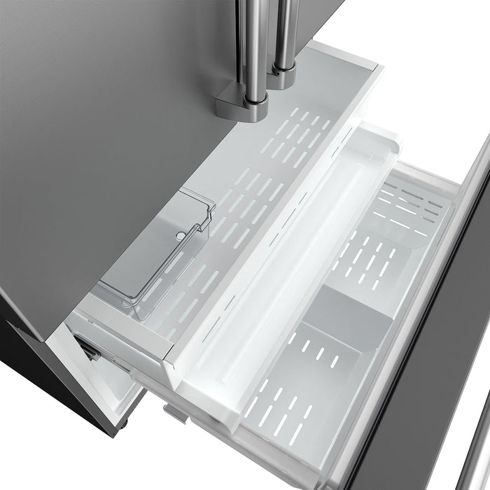 Thor Kitchen 36-Inch Counter-Depth French Door Refrigerator (TRF3603FD) – close-up freezer drawer
