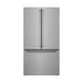 Thor Kitchen 36-Inch Counter-Depth French Door Refrigerator (TRF3603FD) – front door closed without logo