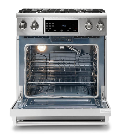 Thor Kitchen 30" Gas Range with 4.55 Cu. Ft. Self-Cleaning Oven and Tilt Panel in Stainless Steel (TRG3001) Thor Kitchen