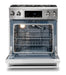 Thor Kitchen 30" Gas Range with 4.55 Cu. Ft. Self-Cleaning Oven and Tilt Panel in Stainless Steel (TRG3001) Thor Kitchen
