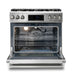 Thor Kitchen 36" Gas Range with 6.0 Cu. Ft. Self-Cleaning Oven, Air Fryer, Tilt Panel in Stainless Steel (TRG3601) Thor Kitchen