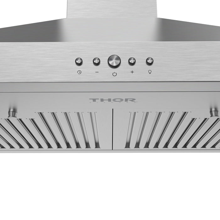 Thor Kitchen 30-Inch Wall Mount Range Hood (TRH3035) – control logo