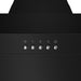 Thor Kitchen 30-Inch Black Pyramid Range Hood (TRH30PB) – control