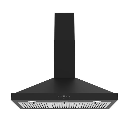 Thor Kitchen 36-Inch Black Wall Mount Range Hood (TRH3635B) – front