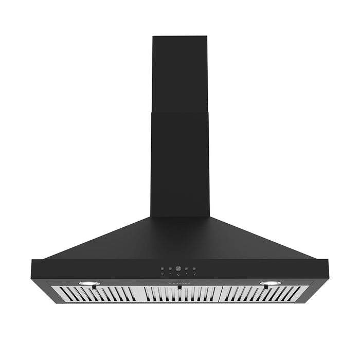 Thor Kitchen 36-Inch Black Wall Mount Range Hood (TRH3635B) – front