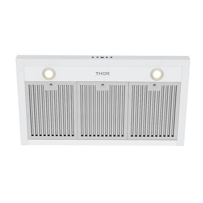 Thor Kitchen 36-Inch White Wall Mount Range Hood (TRH3635W) – lighting effect