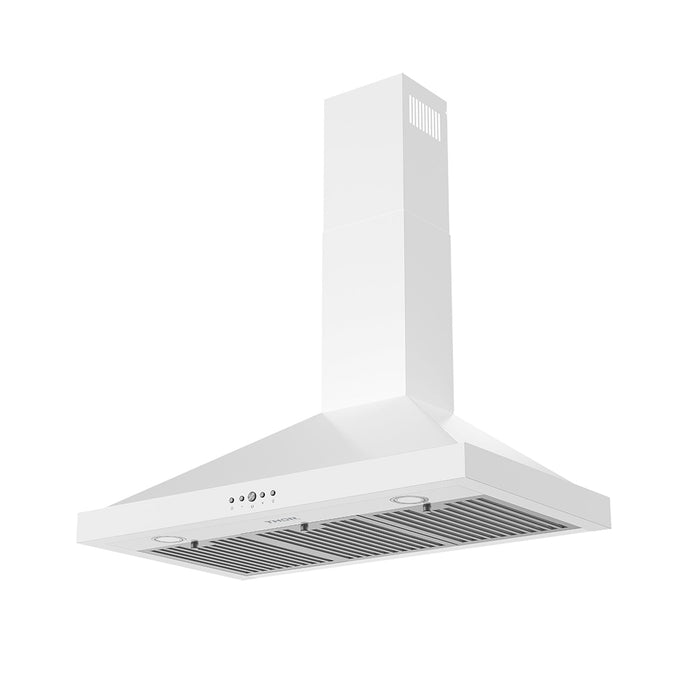 Thor Kitchen 36-Inch White Wall Mount Range Hood (TRH3635W) – right side