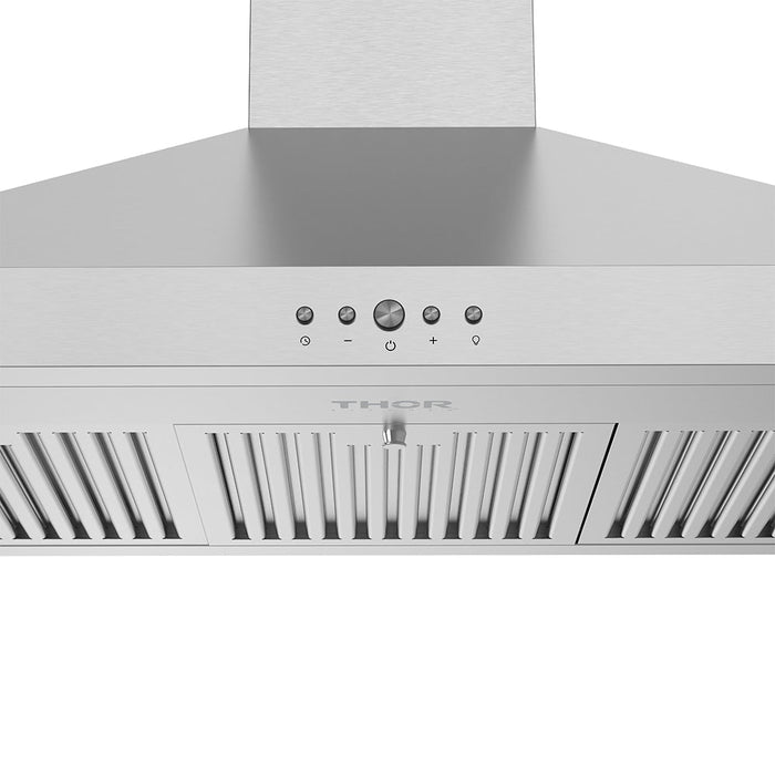 Thor Kitchen 36-Inch Wall Mount Range Hood (TRH3635) – control logo