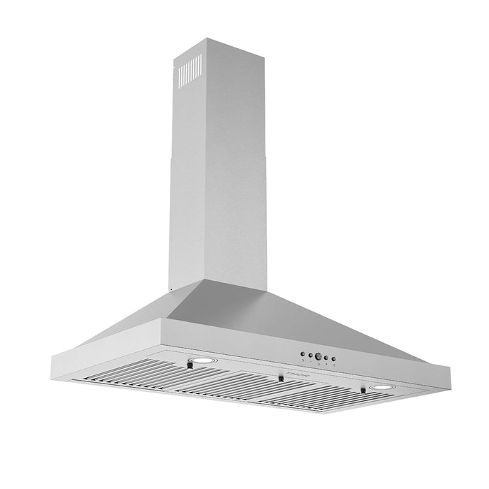 Thor Kitchen 36-Inch Wall Mount Range Hood (TRH3635) – left side