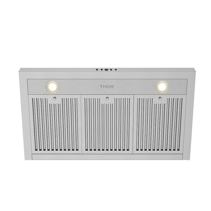 Thor Kitchen 36-Inch Wall Mount Range Hood (TRH3635) – lighting effect