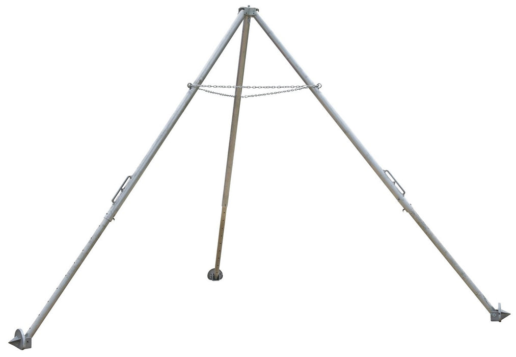 Vestil TRI-AA aluminum adjustable height tripod stand - view 2