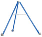 Vestil TRI-SA Steel Adjustable Height Tripod Stand 113 in. x 113 in. x 112-3/8 in. 2,000 lb. Capacity Blue