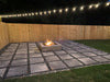 TessaRai Round Tumbled Wall Firepit — Wood Burning (Stainless Steel)