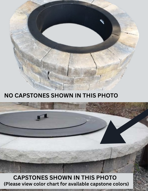 TessaRai Square capstone — Rockface 9" x 24" straight