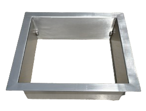 TessaRai Square Stainless Steel Insert — fits opening 28-32"