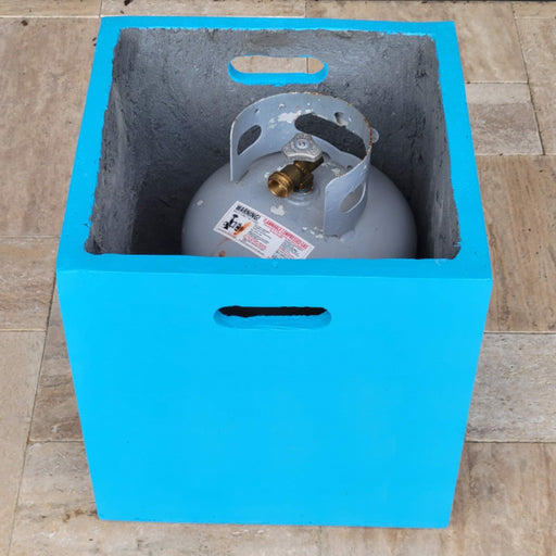 TessaRai LP Tank Cover with Lid — 18" SQ x 20" H