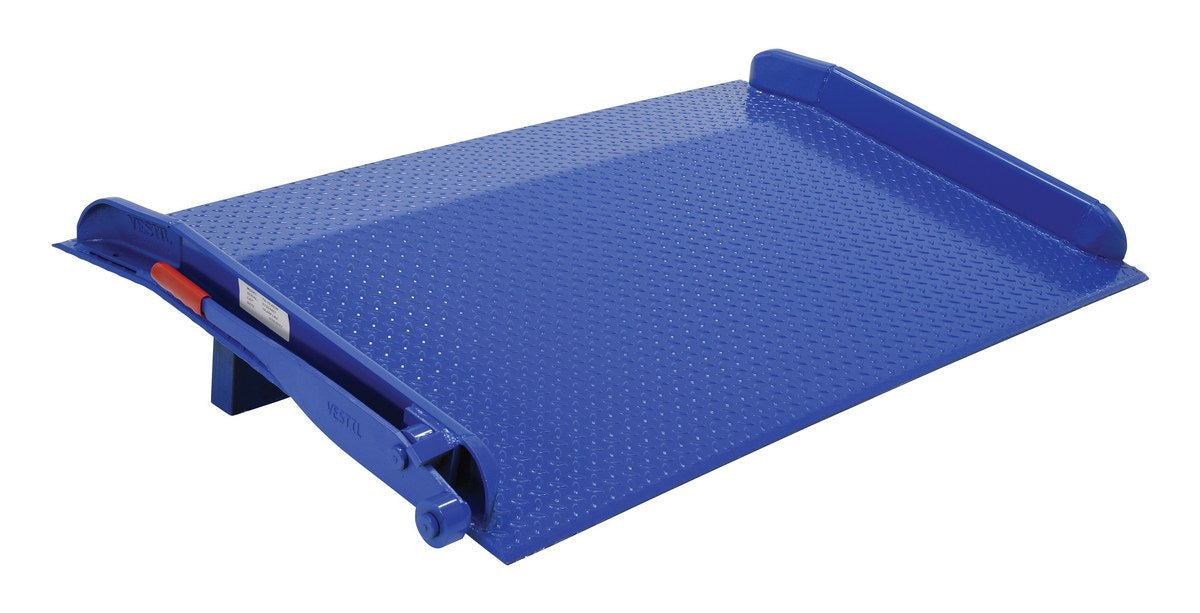 Vestil TS-10-6036 Steel Truck Dock Board 60 in. x 36 in. 10,000 lb. Capacity Blue