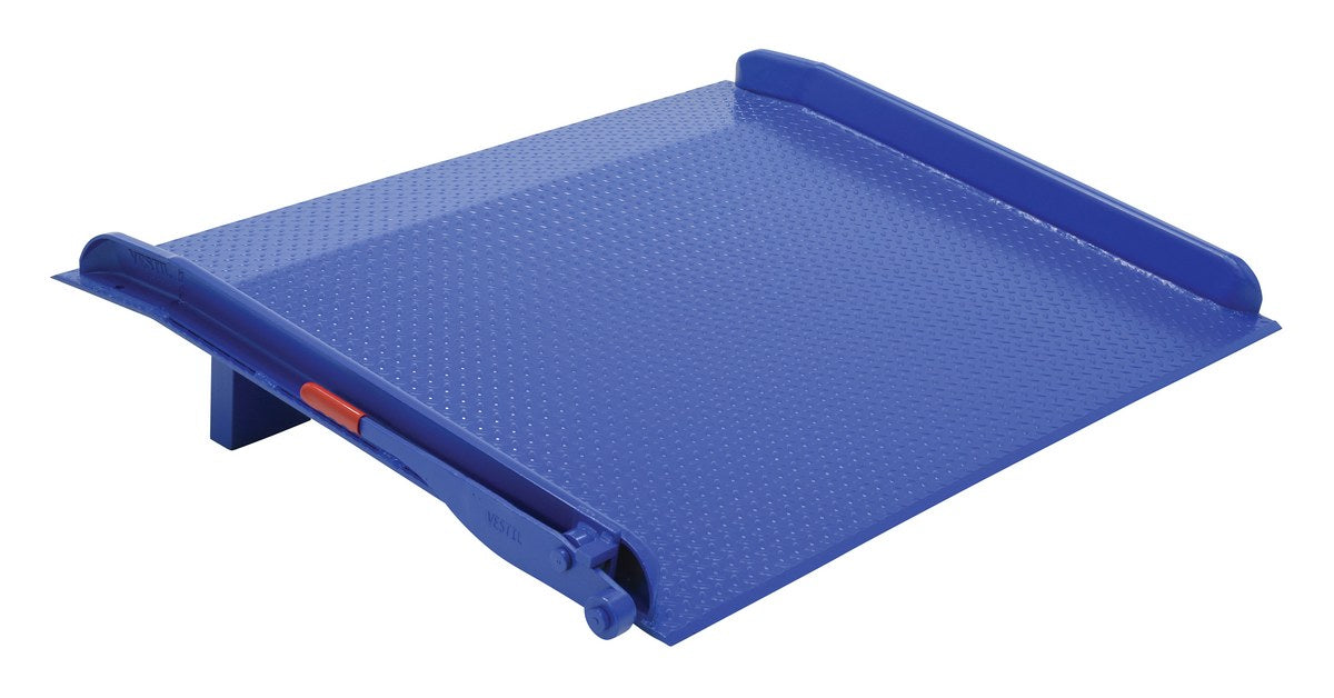 Vestil TS-10-6048 Steel Truck Dock Board 60 in. x 48 in. 10,000 lb. Capacity Blue
