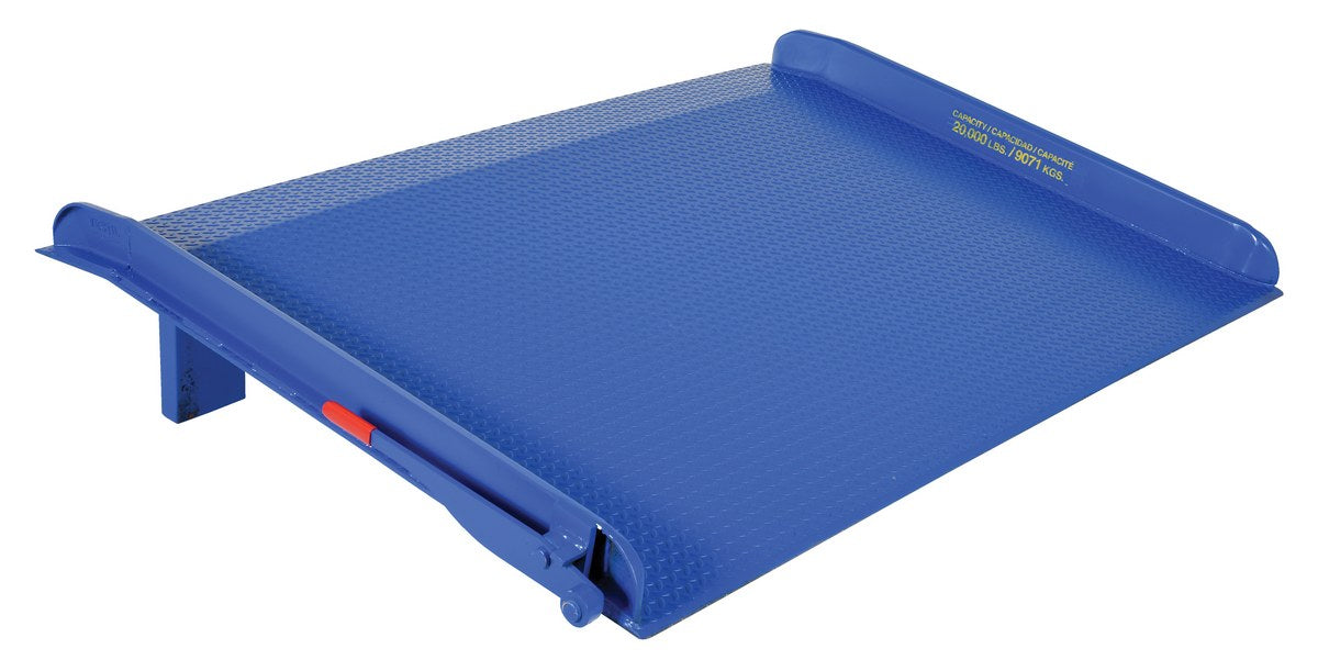 Vestil TS-20-8460 Steel Truck Dock Board 84 in. x 60 in. 20,000 lb. Capacity Blue