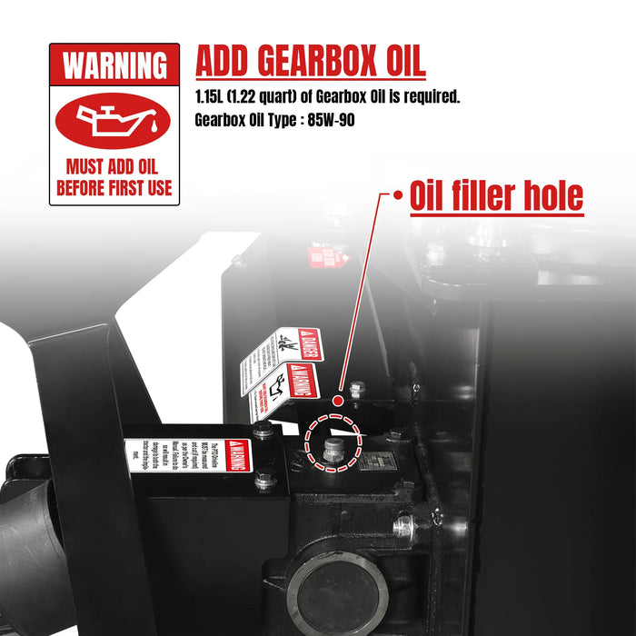 72" Snow Blower specifications