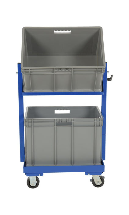Vestil TSCT-2B steel multi-tier cart with - view 3