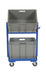 Vestil TSCT-2B steel multi-tier cart with - view 3