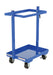 Vestil TSCT-2 Steel Multi-Tier Cart with 2 Shelves 200 lb. Static Capacity Blue