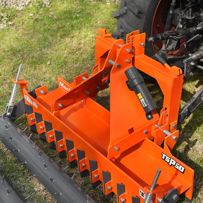 60" Heavy Duty Soil Pulverizer,  Double Spiked Roller,  21 Shanks,  Ca — detail view