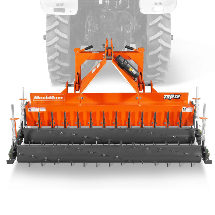 72" Heavy Duty Soil Pulverizer,  Double Spiked Roller,  25 Shanks,  Ca — view 6