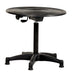 Vestil TT-N-24-CPED Steel Turntable 24 in. Diameter Gas Cylinder 21-31 in. Height Adjustment 300 lb. Capacity Black