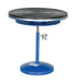 Vestil TT-N-24-DPED Steel Turntable 24 in. Diameter Manual 24-35 in. Height Adjustment 300 lb. Capacity Blue