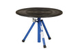 Vestil TT-N-30-PED Steel Turntable 30 in. Diameter Manual 21-32 in. Height Adjustment 300 lb. Capacity Blue